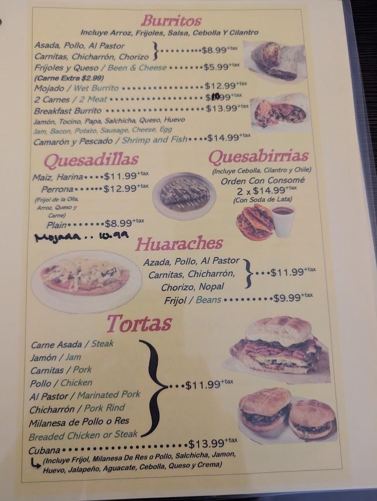 Yoguis Restaurant Menu image 2